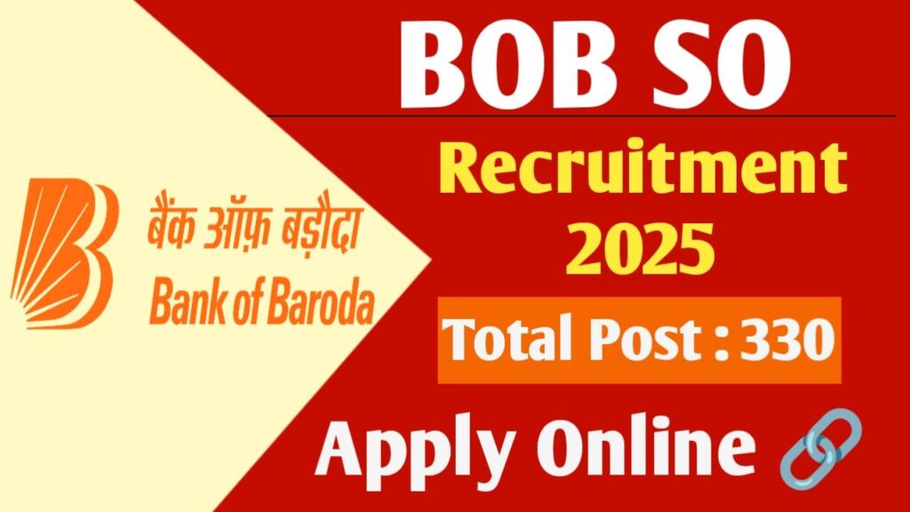 Bank Of Baroda So Recruitment 2025